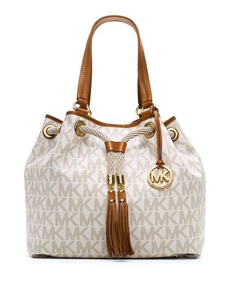 michael kors bag beige larg